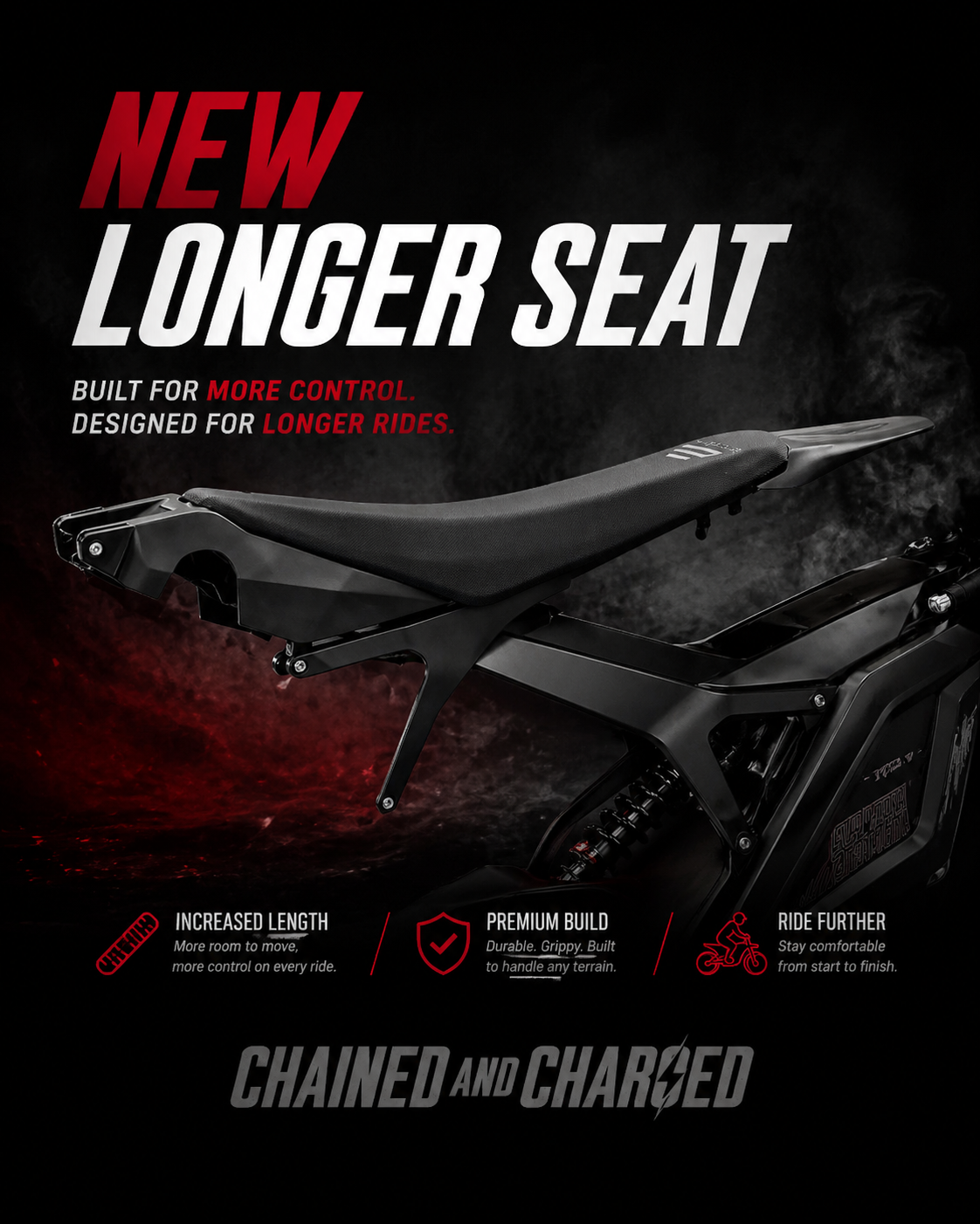 *LONG SEAT* ERIDE PRO - SR - LONG SEAT - 25Kw - 2026 *NEW*