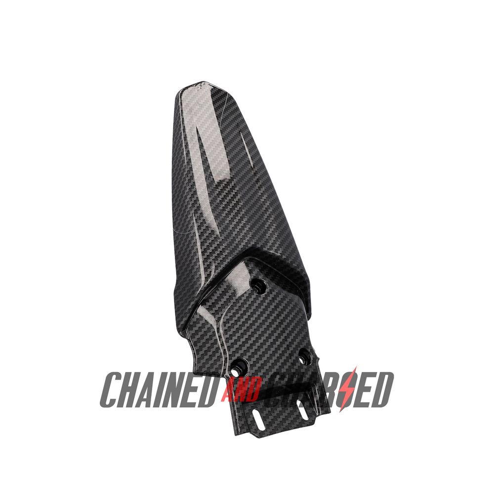 CARBON IMITATION REAR FENDER MUD GUARD - TALARIA